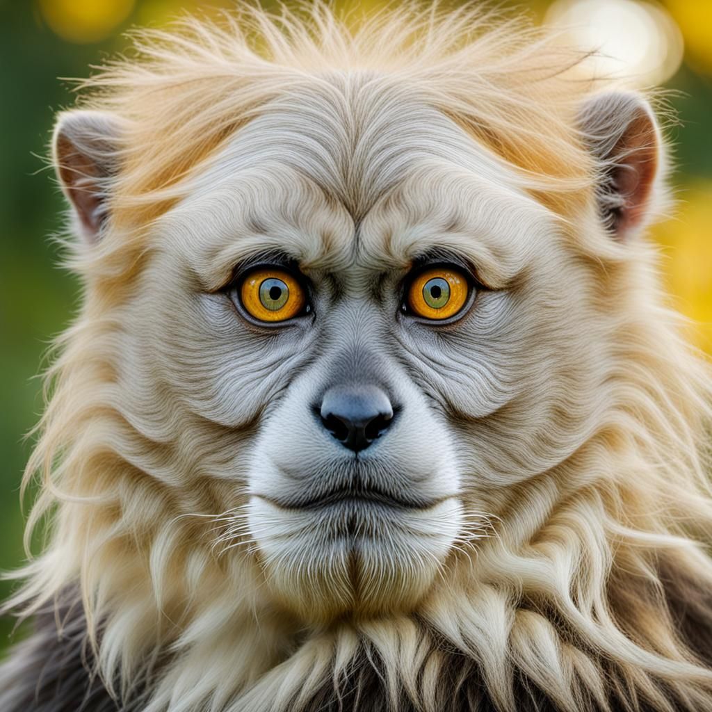 Impressionistic Oil Painting of Kiss in Park