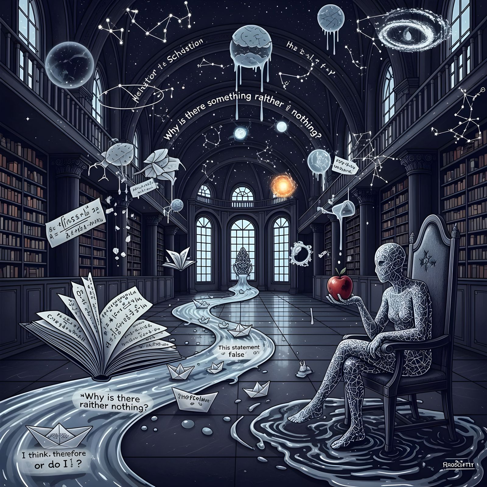 Cosmic Twilight Library: Fractal Infinity and Living Equatio...