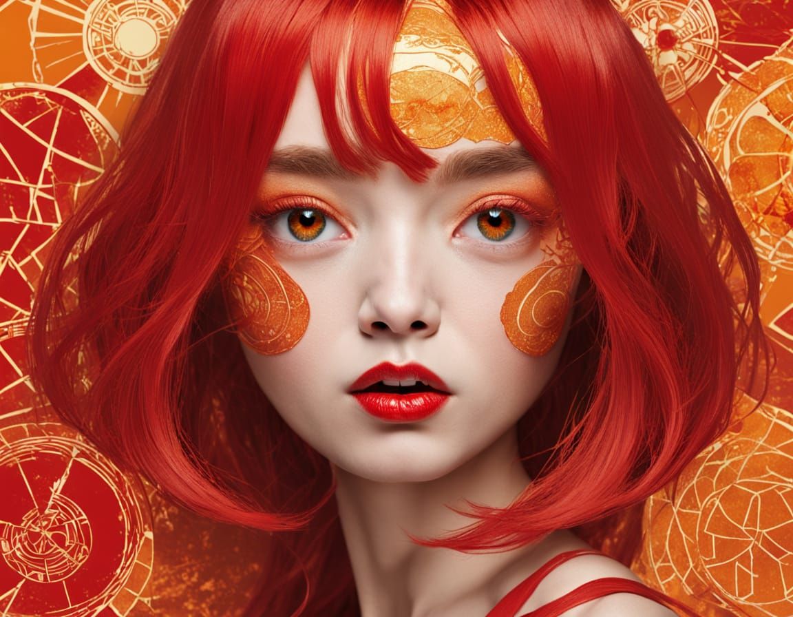 Bingo Scene in Vibrant Retro Aesthetic