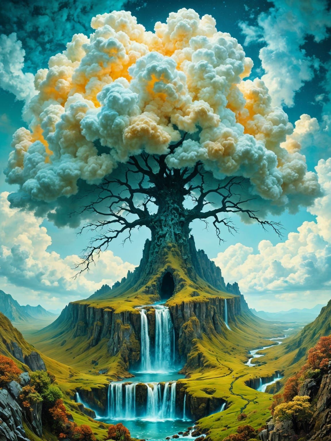 Storm Cloud Tree: A Photorealistic Masterpiece