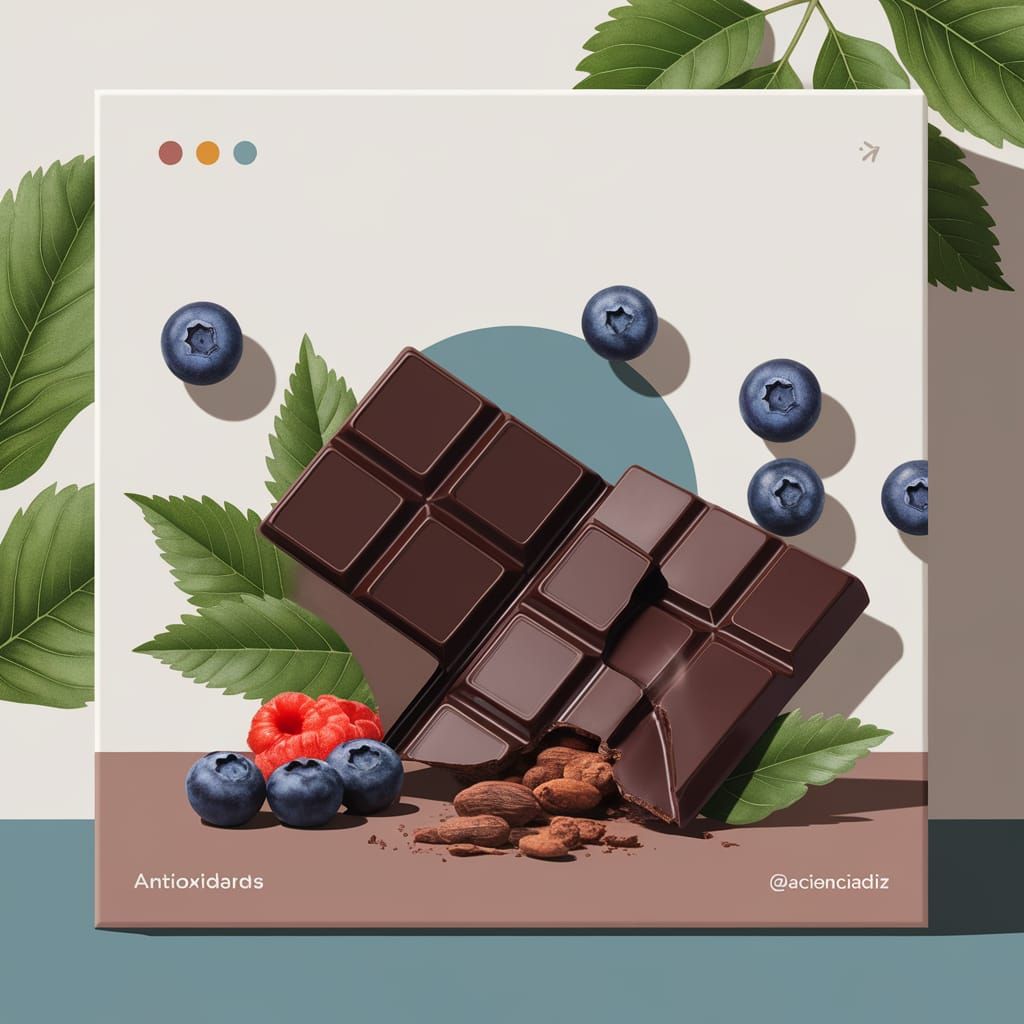 Dark Chocolate Bar with Antioxidant Fruits