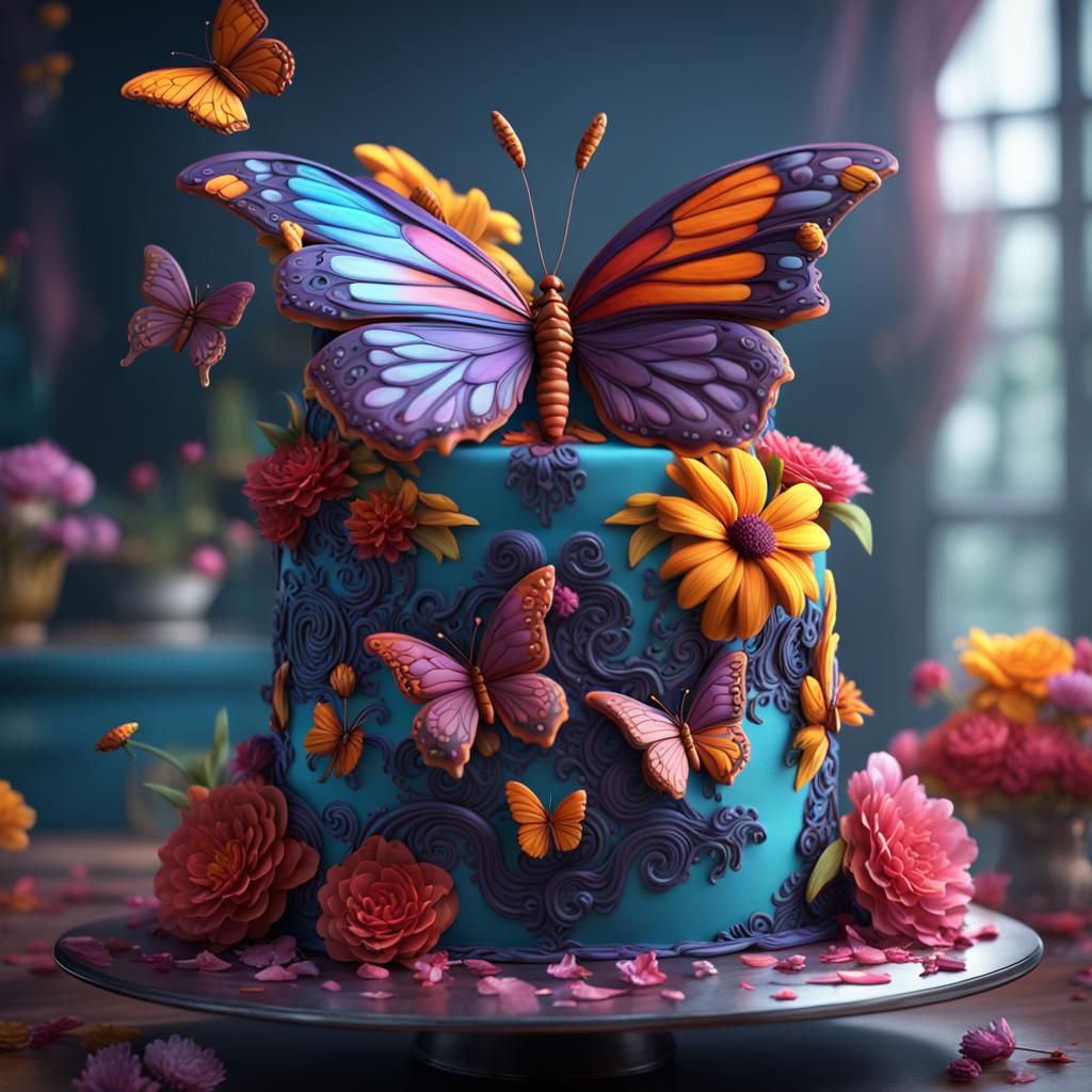 Butterfly Cake