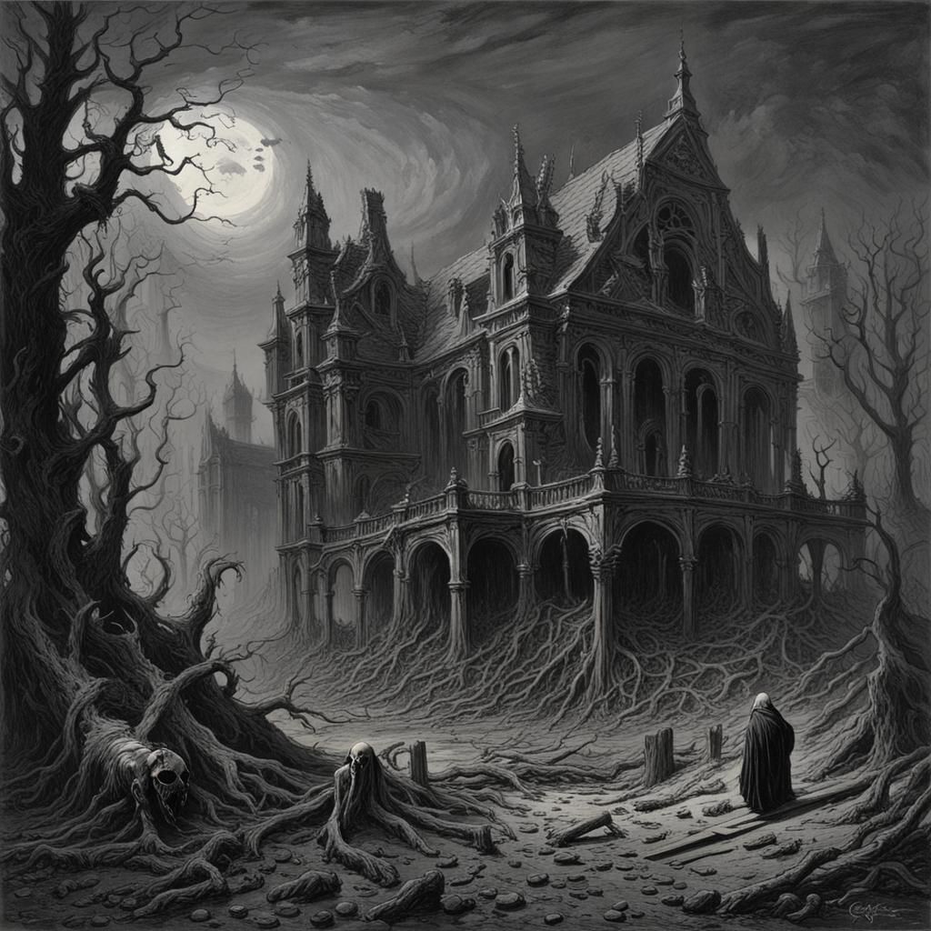 Horrific Decay in the Style of Gustave Doré