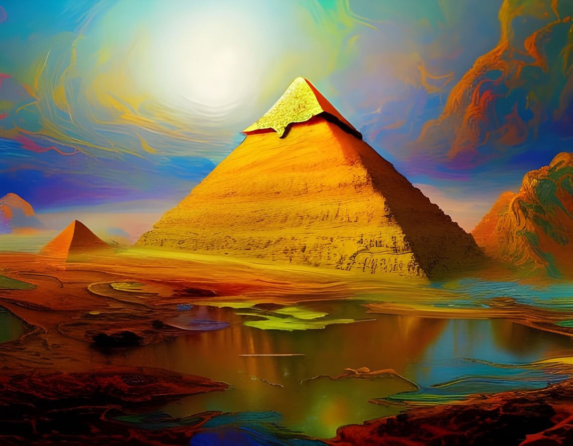 Surreal Great Pyramid