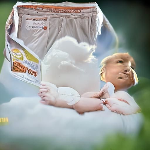 Donald Trump Diaper Ad with Divine Sunshine