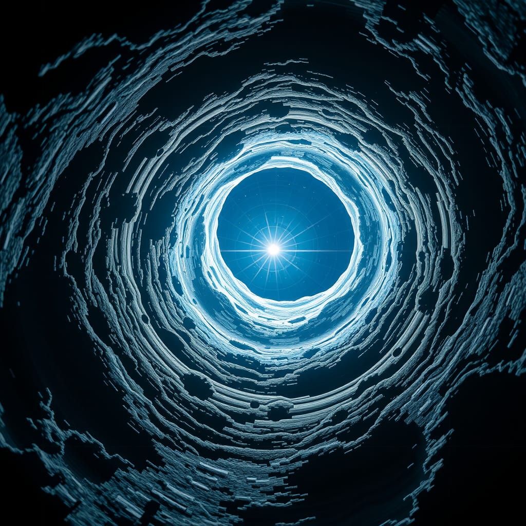 Cosmic Wormhole Through Space-Time