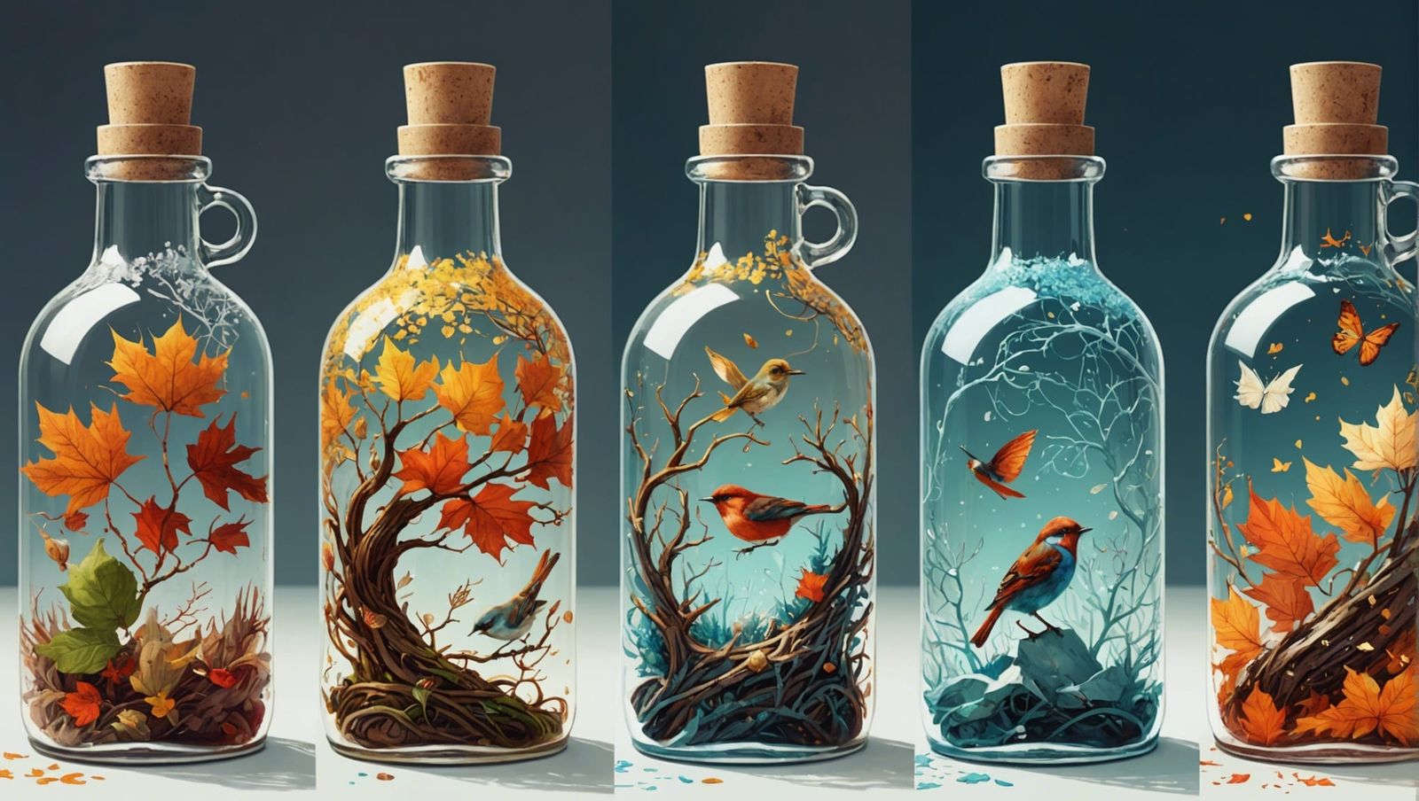 Seasons in a Bottle: Digital Concept Art