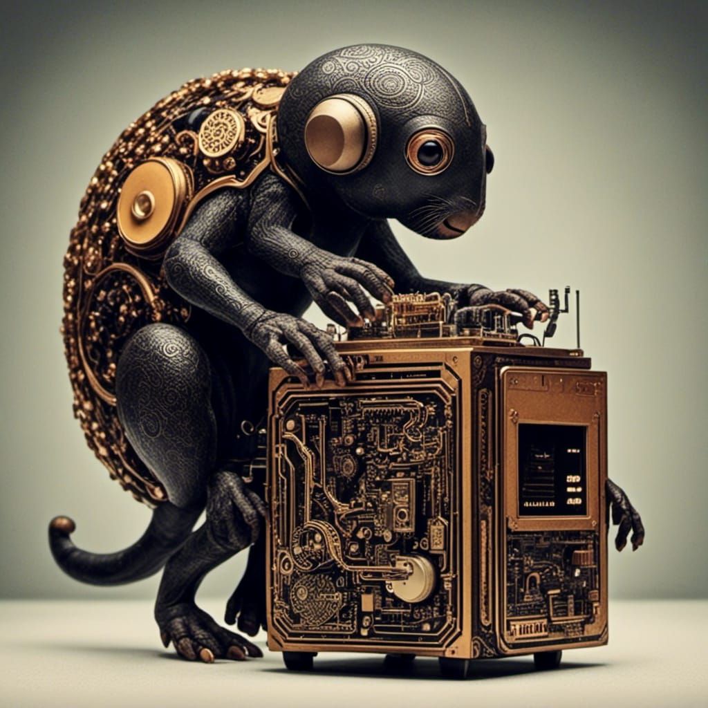 Abstract AI Image Inspired by a Simple Prompt