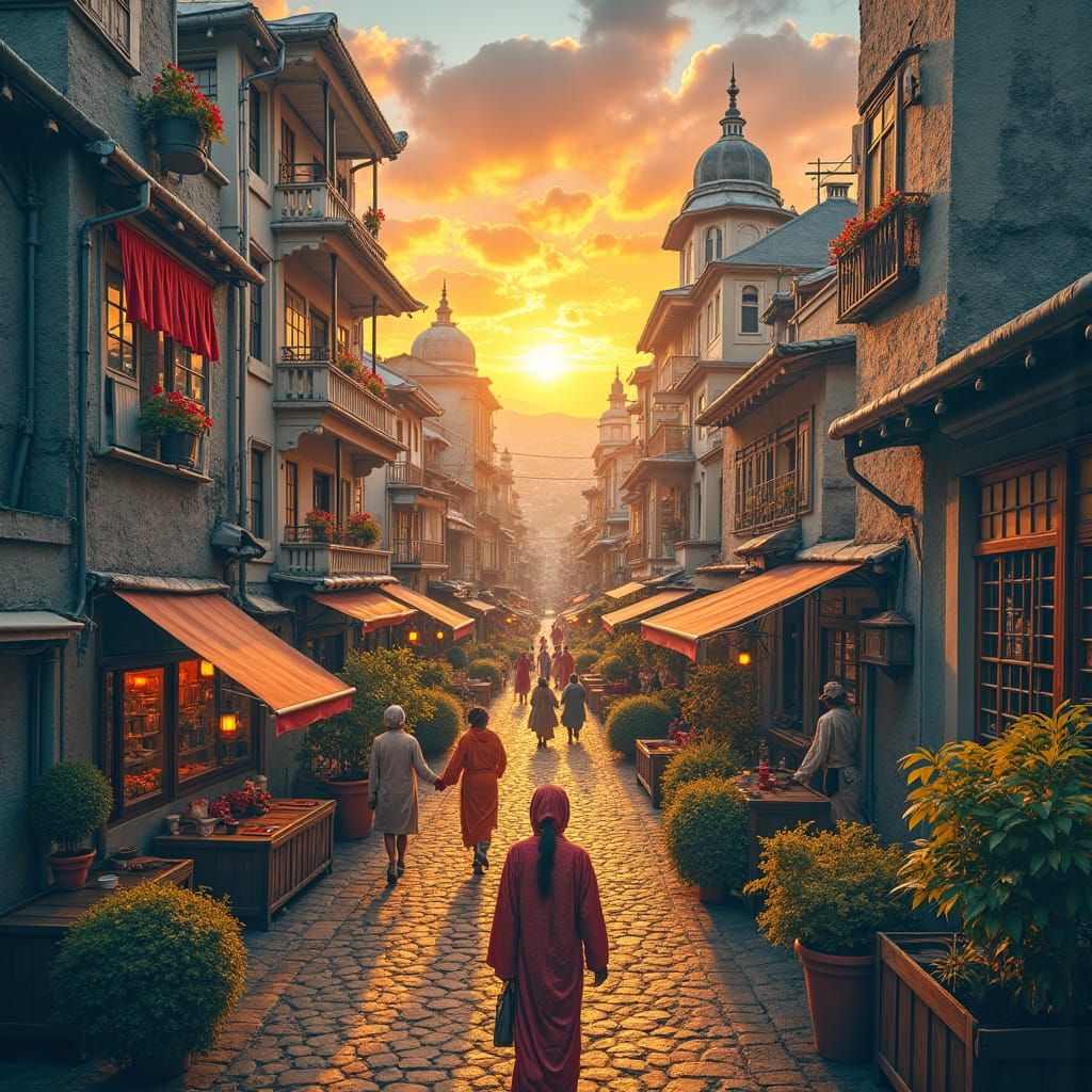 Global Cultures: A Vibrant Photographic Collage