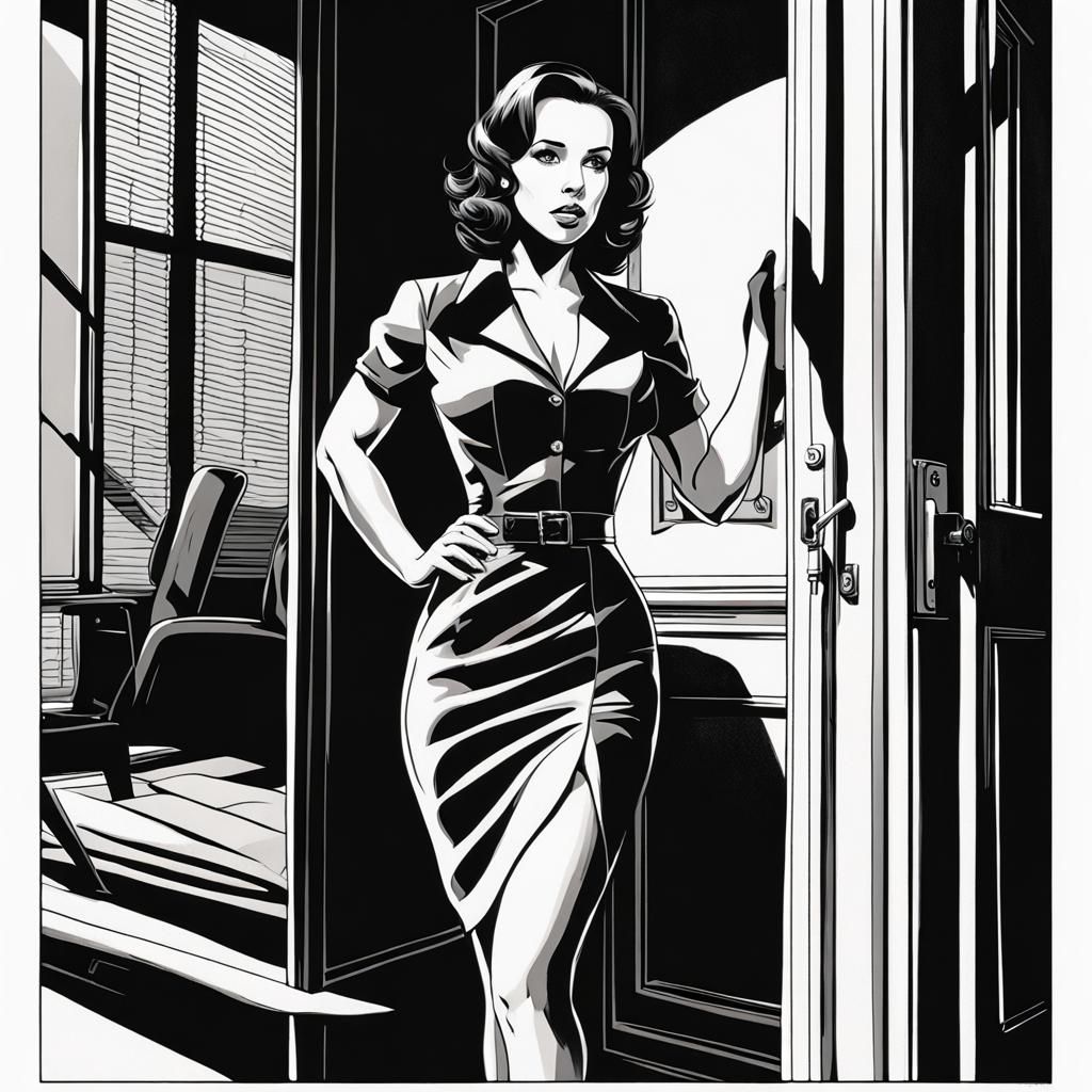 Lacey Chabert as 1940s Film Noir Villainess