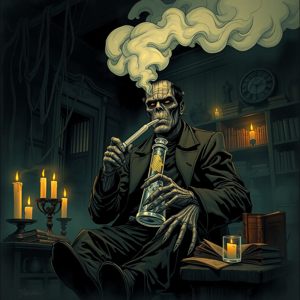 Dr. Frankenstein's Monster Bong Hit