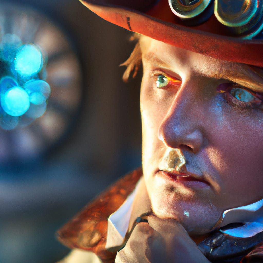 Napoleon in Time Machine: Hyperdetailed Portrait