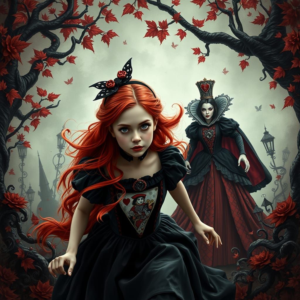 Alice Escapes the Dark Wonderland