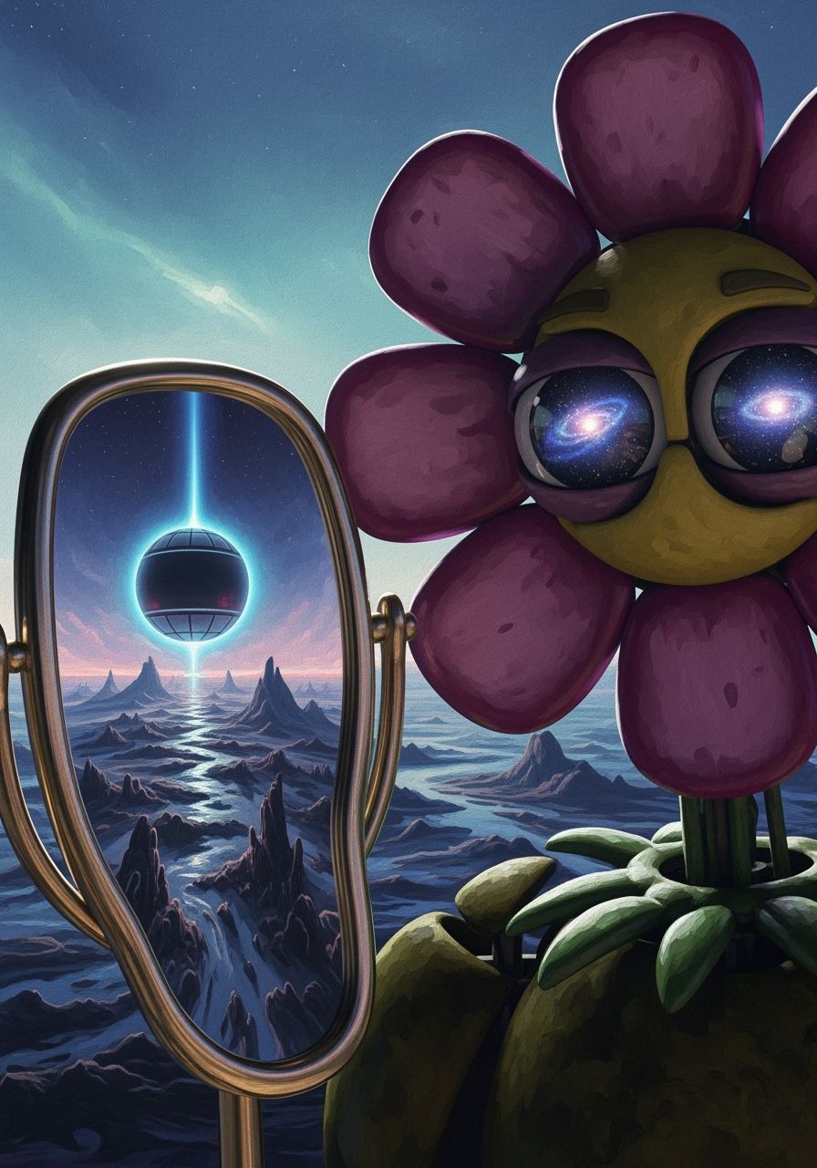 Animatronic Flux Capacitor With Flower-Head