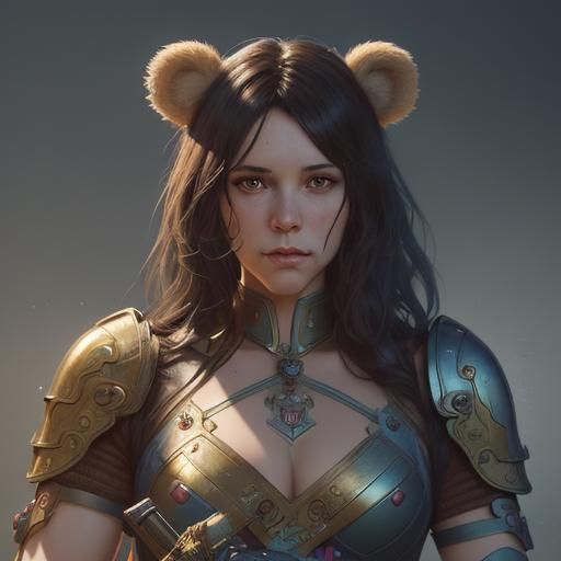 Teddy Bear Soldier at Candy Land Gates