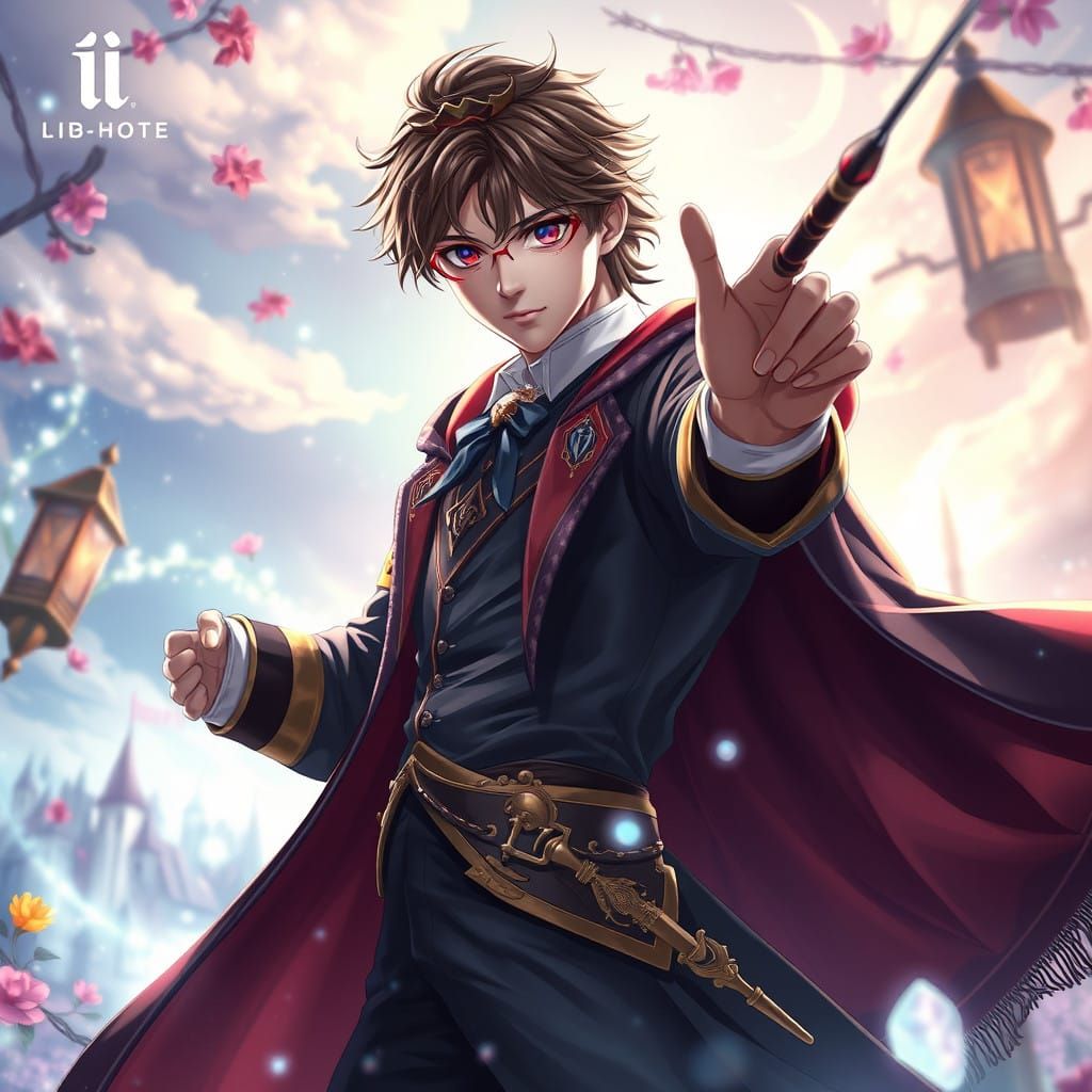 Hogwarts Prince in Anime Fantasy Style