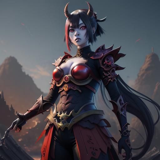 Anime Oni Villains Showdown in 4K