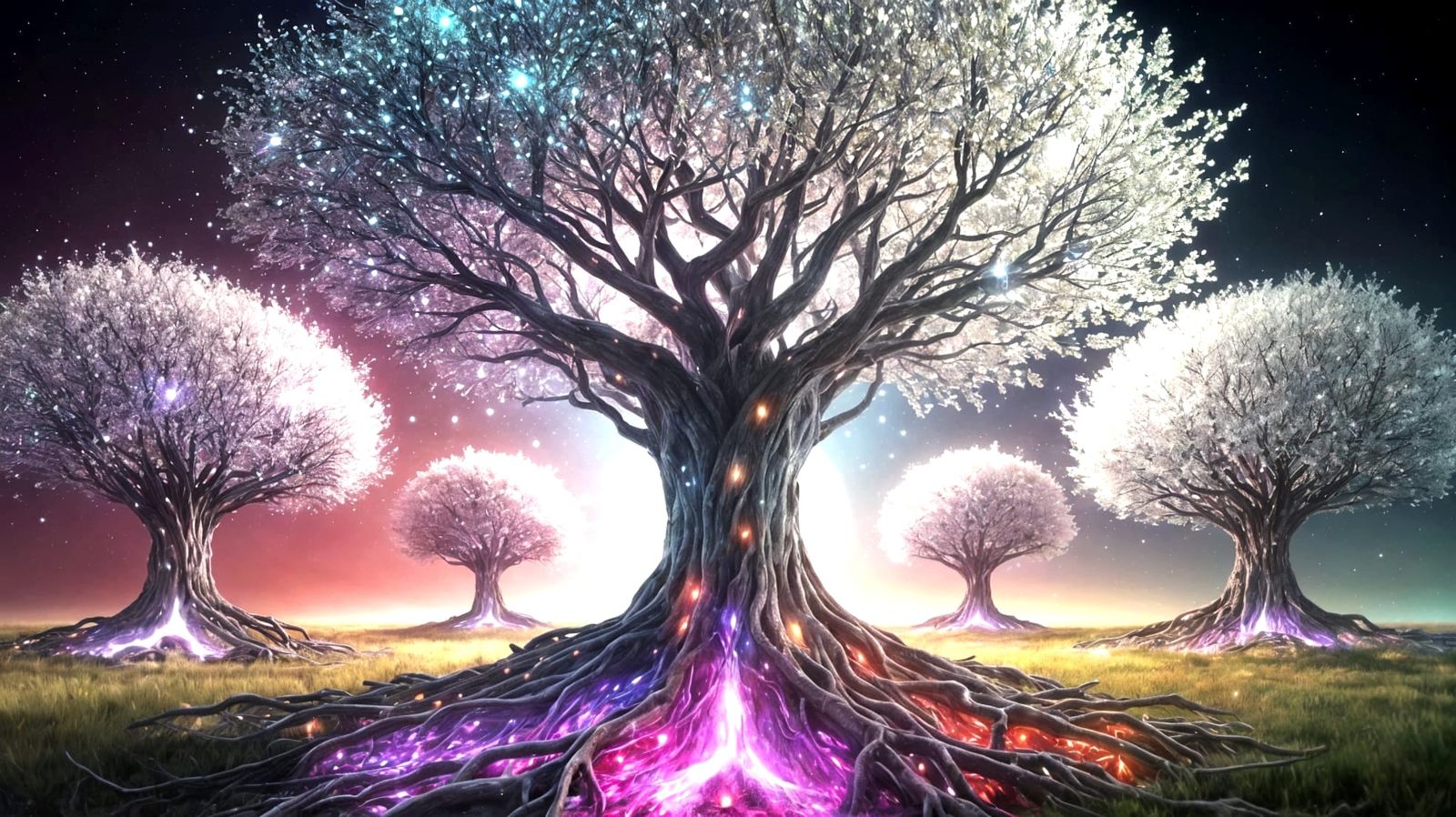 Celestial Forests in a Multiverse Realm