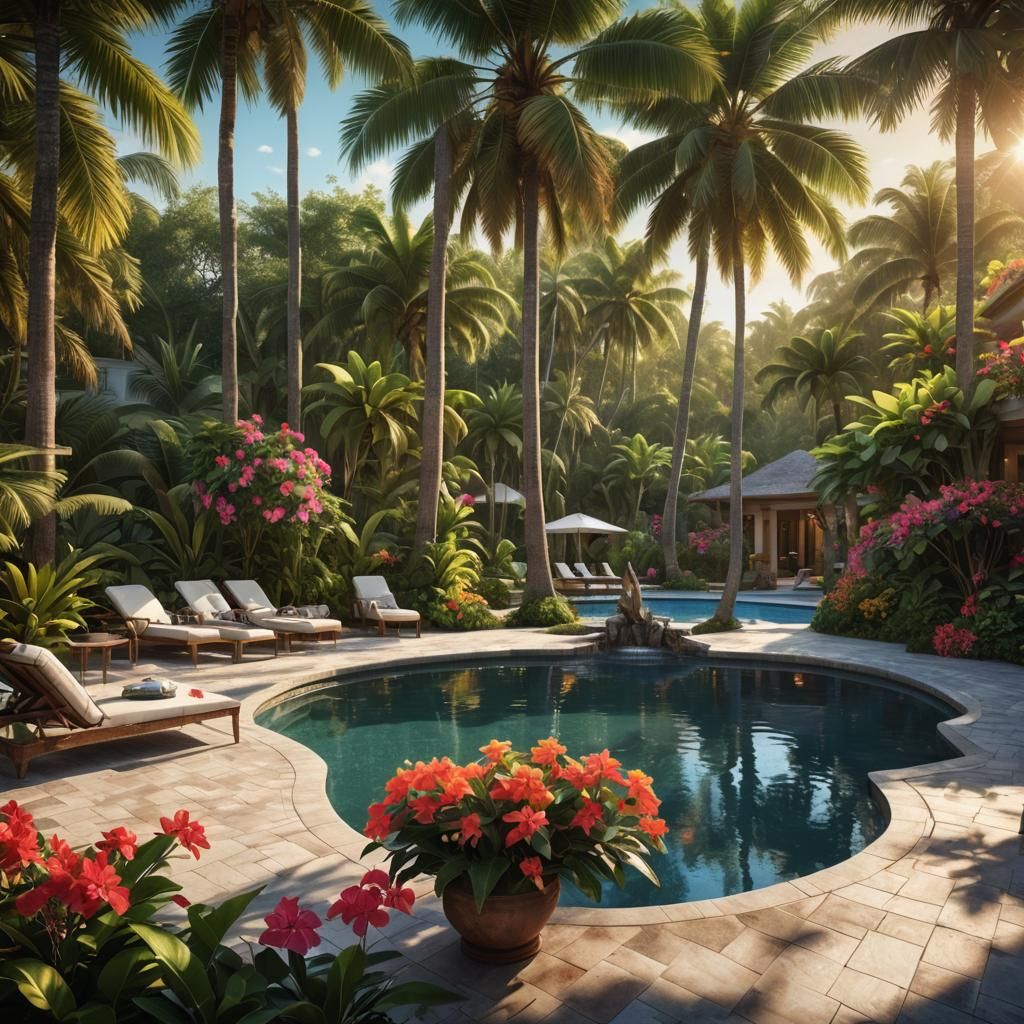 Tropical Backyard