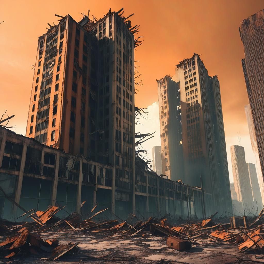 Post-Apocalyptic Detroit: Nuclear Fallout Concept Art
