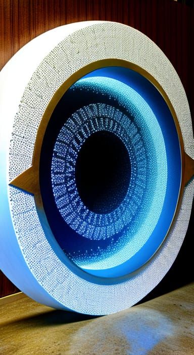 Flexagon Scarab Hieroglyph on Mobius Strip Portal