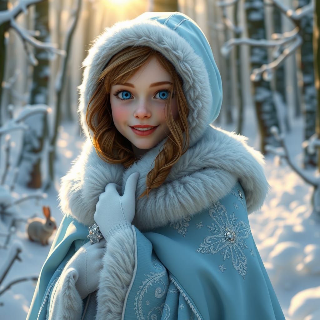 Princess Wendy in Majestic Winter Wonderland