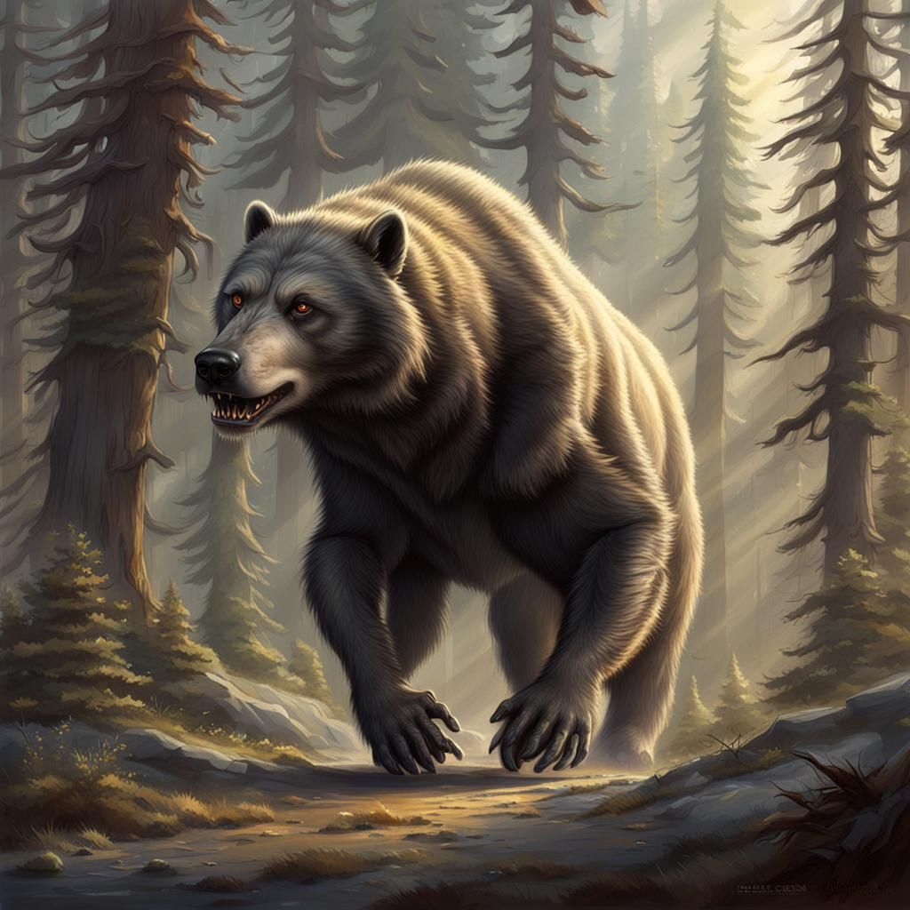 Alien Lifeforms: Short-Faced Bear and Dire Wolf