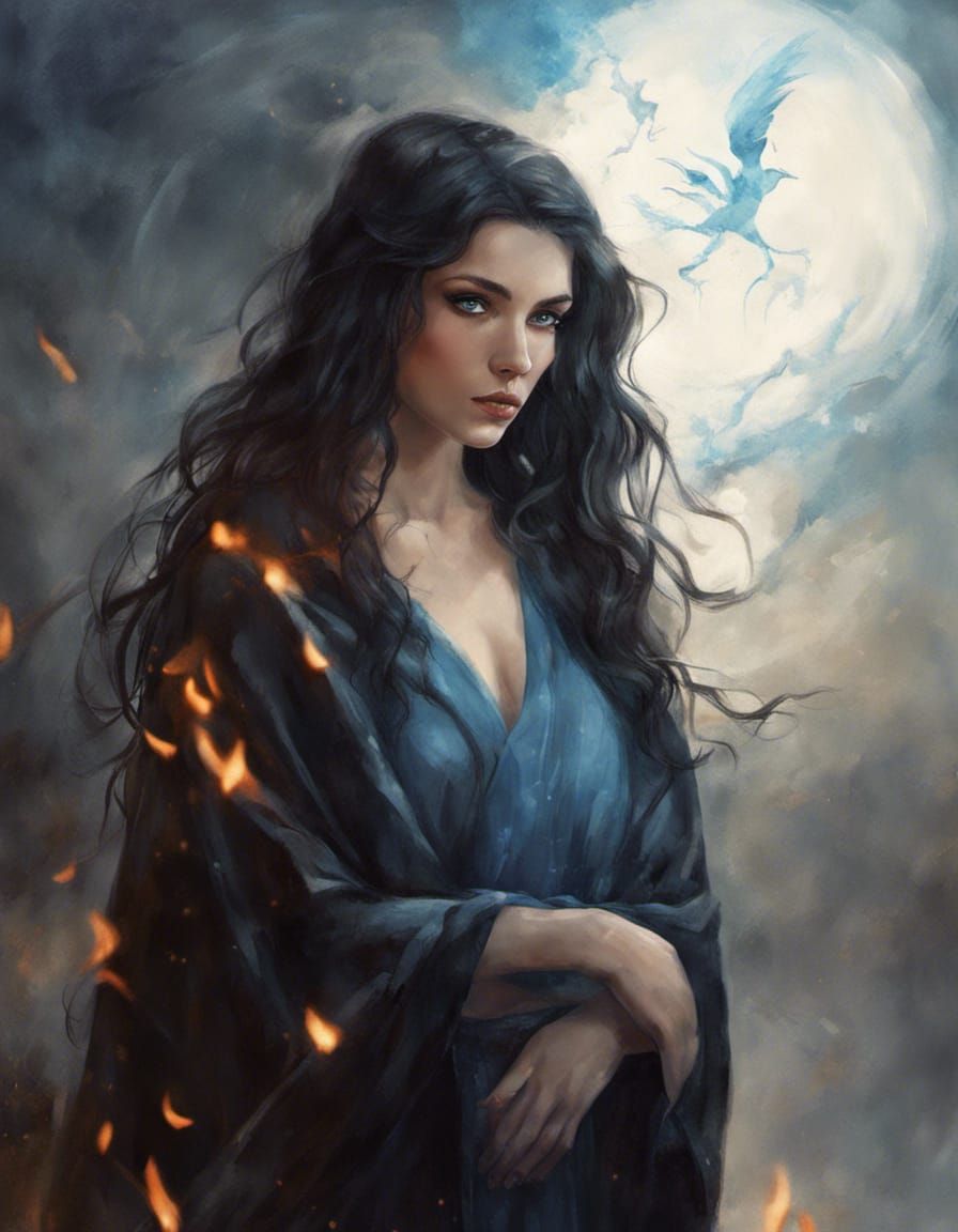 Enchanting Witch with Magic and Power