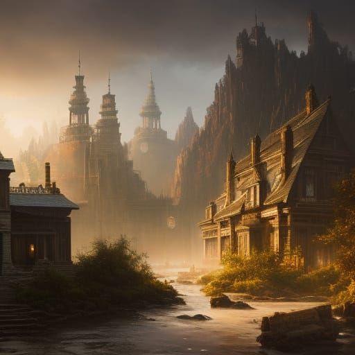 Underwater Schoolhouse with Fish Students: Detailed Concept ...