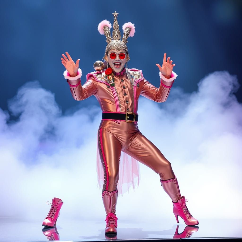 Eurovision Glamour in Retro Soviet Style