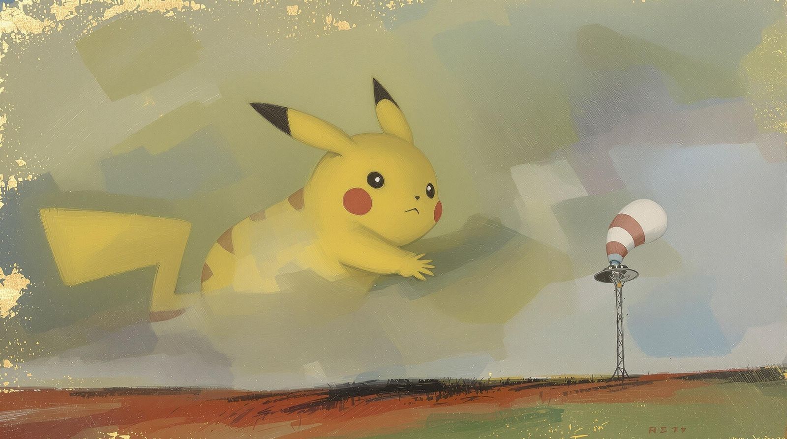 Seuss-Magritte-Plath - Pikachu