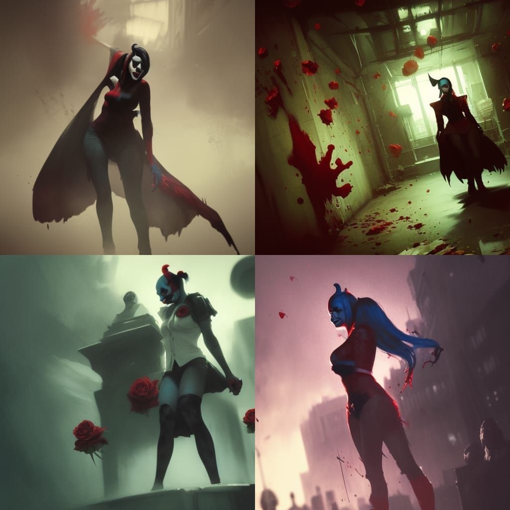 Harley Quinn Shatters Joker's Roses in a Neon-Drenched Hyper...