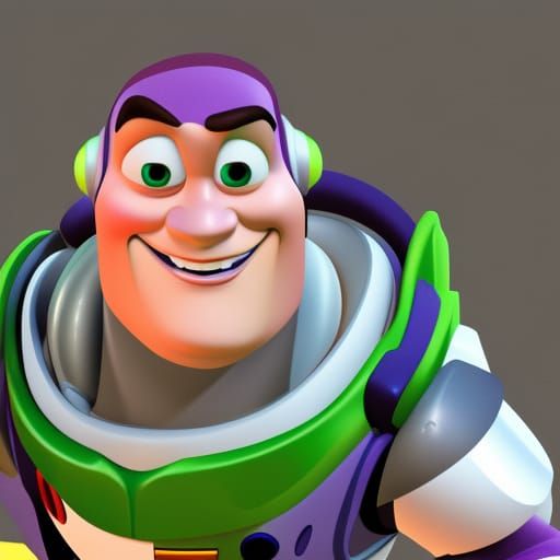 Buzz Lightyear Goes to College: Hyperrealistic Art