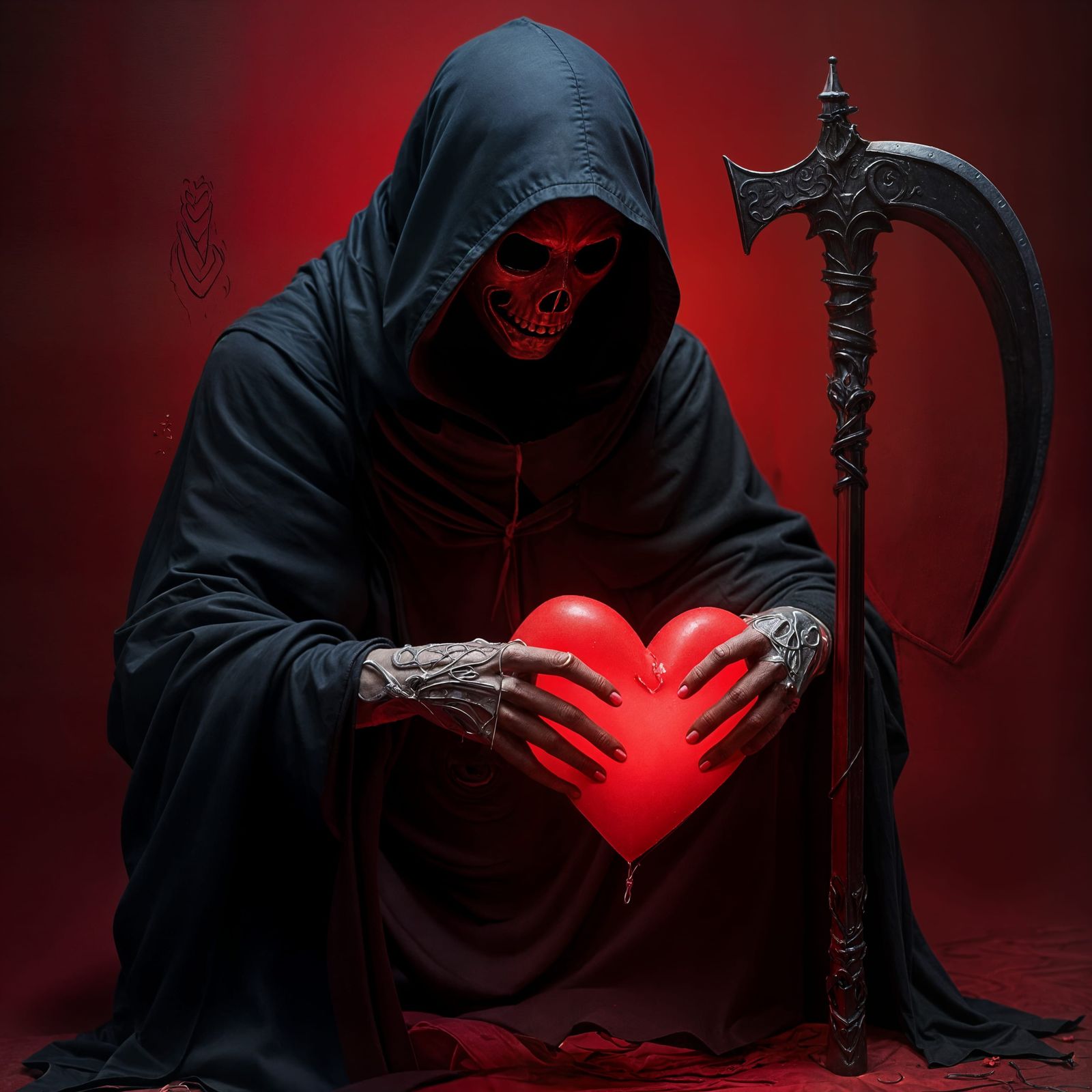 The curse of valetines day the reaper sewed a heart but took...