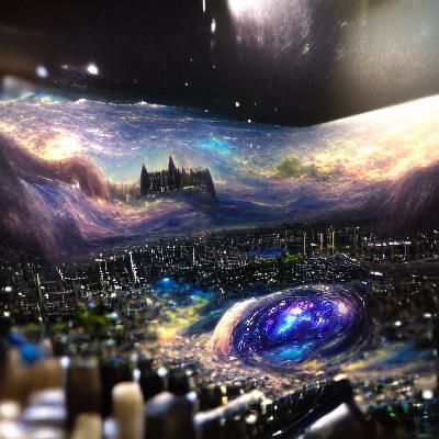 Detailed Matte Painting of a Universe