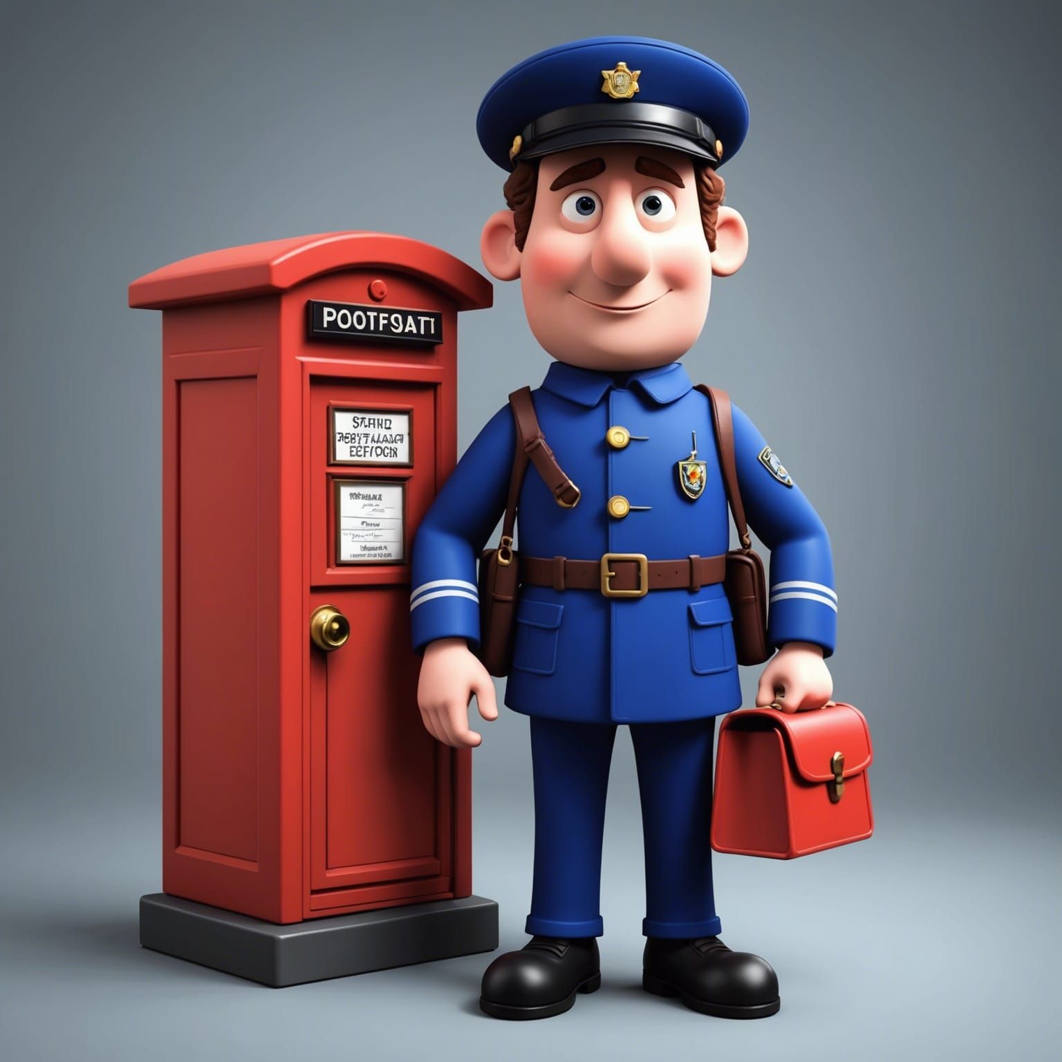 AI Image of Postman Pat