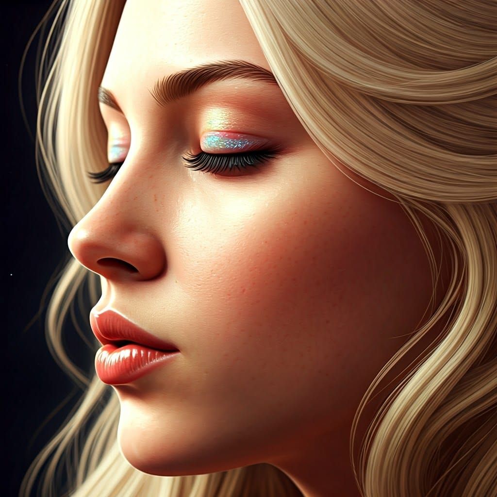 Stunning, Super Realistic Portrait in a Muted, Fantastical C...