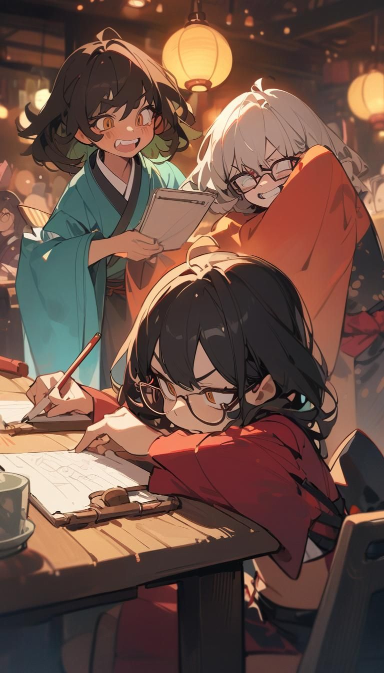 Izakaya Waitress Overwhelmed, Manga Style