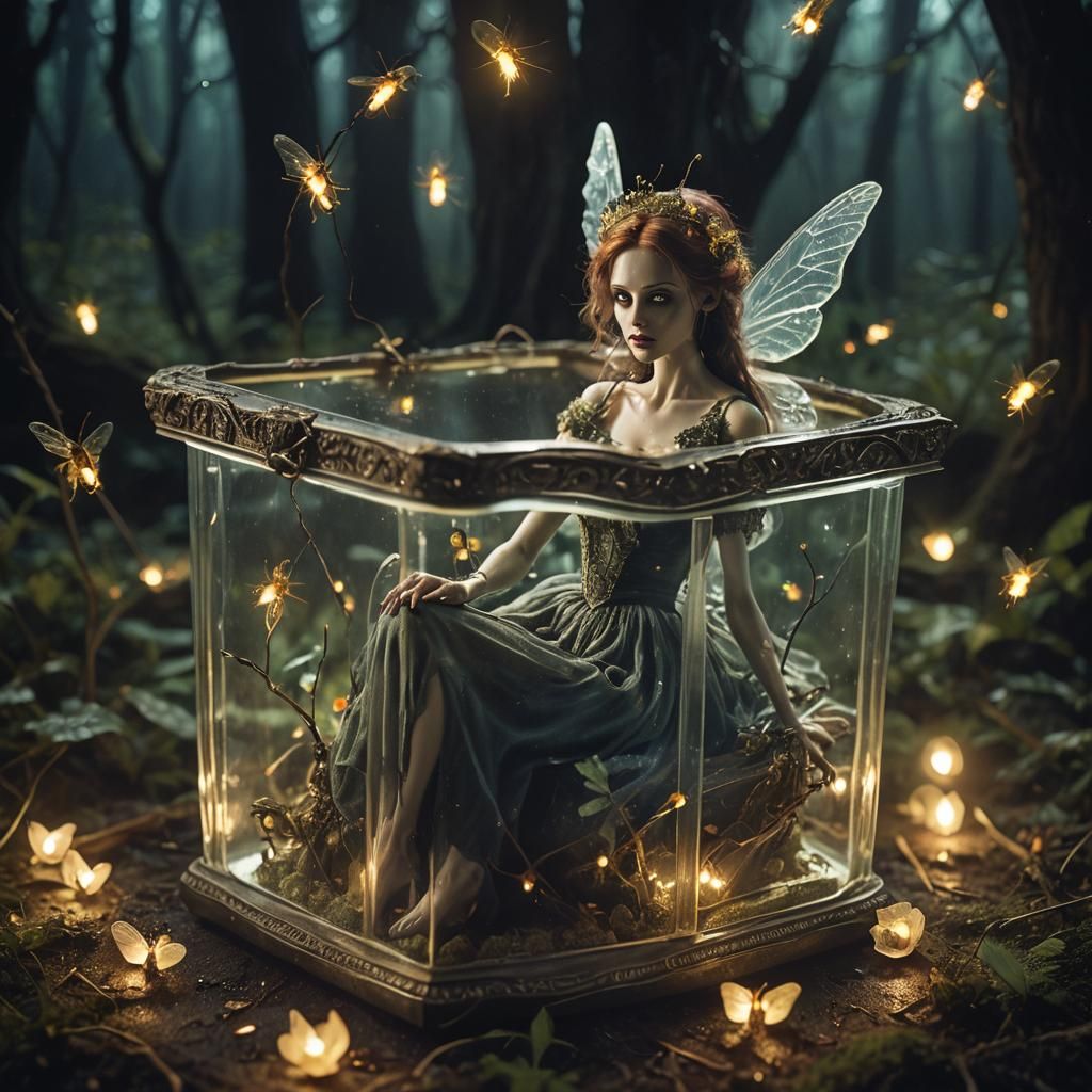 Gothic Fairy Funeral by Fireflies