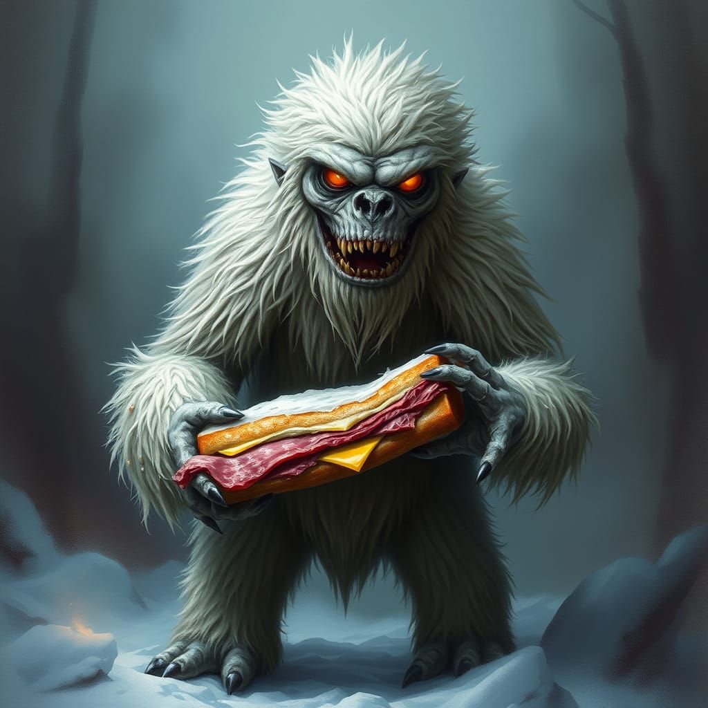 Eldritch Yeti Emerges from the Shadows