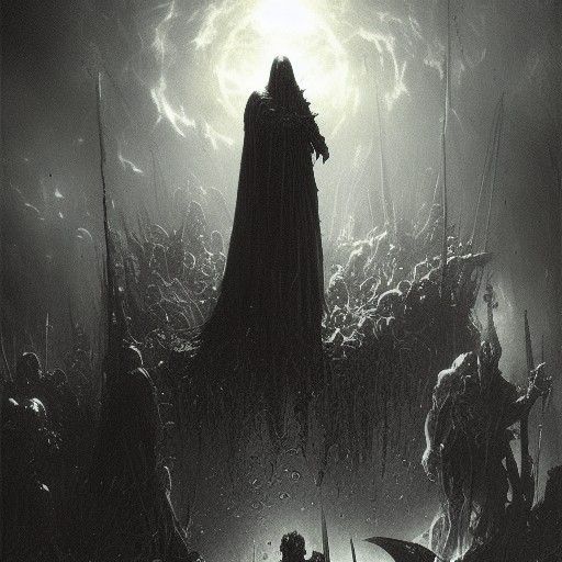 Spawn in a Dark Fantasy Engraving Style