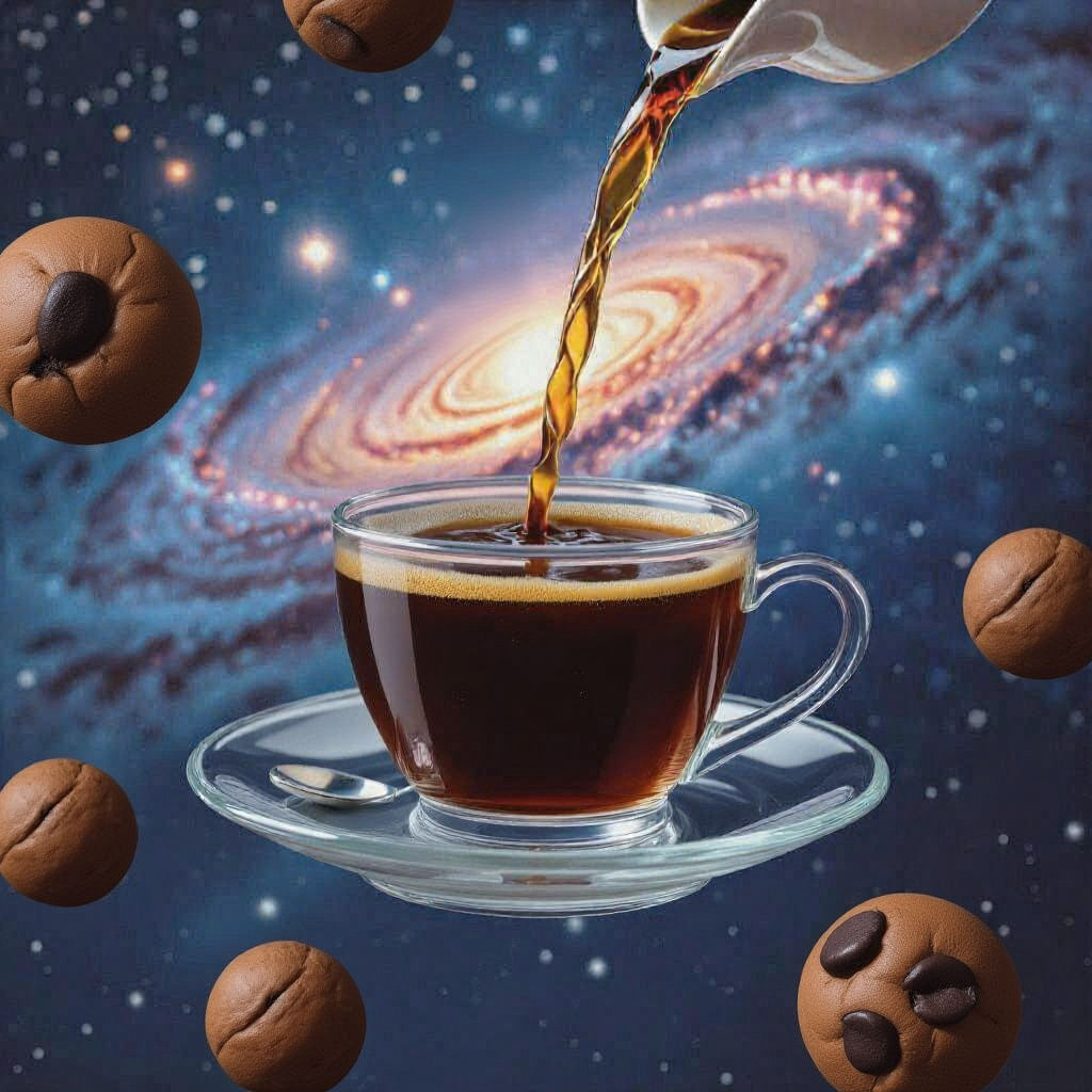 Coffee Galaxy: A Cosmic Pour