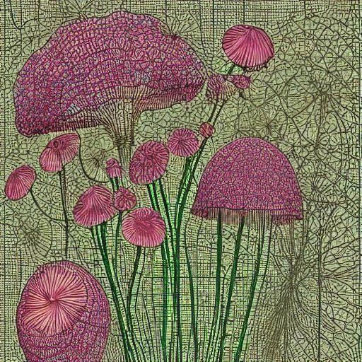 Ethereal Floral Raku Crackle Ikebana Masterpiece