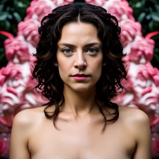 Medusa Portrait with Reflected Snakes, Professional Photogra...