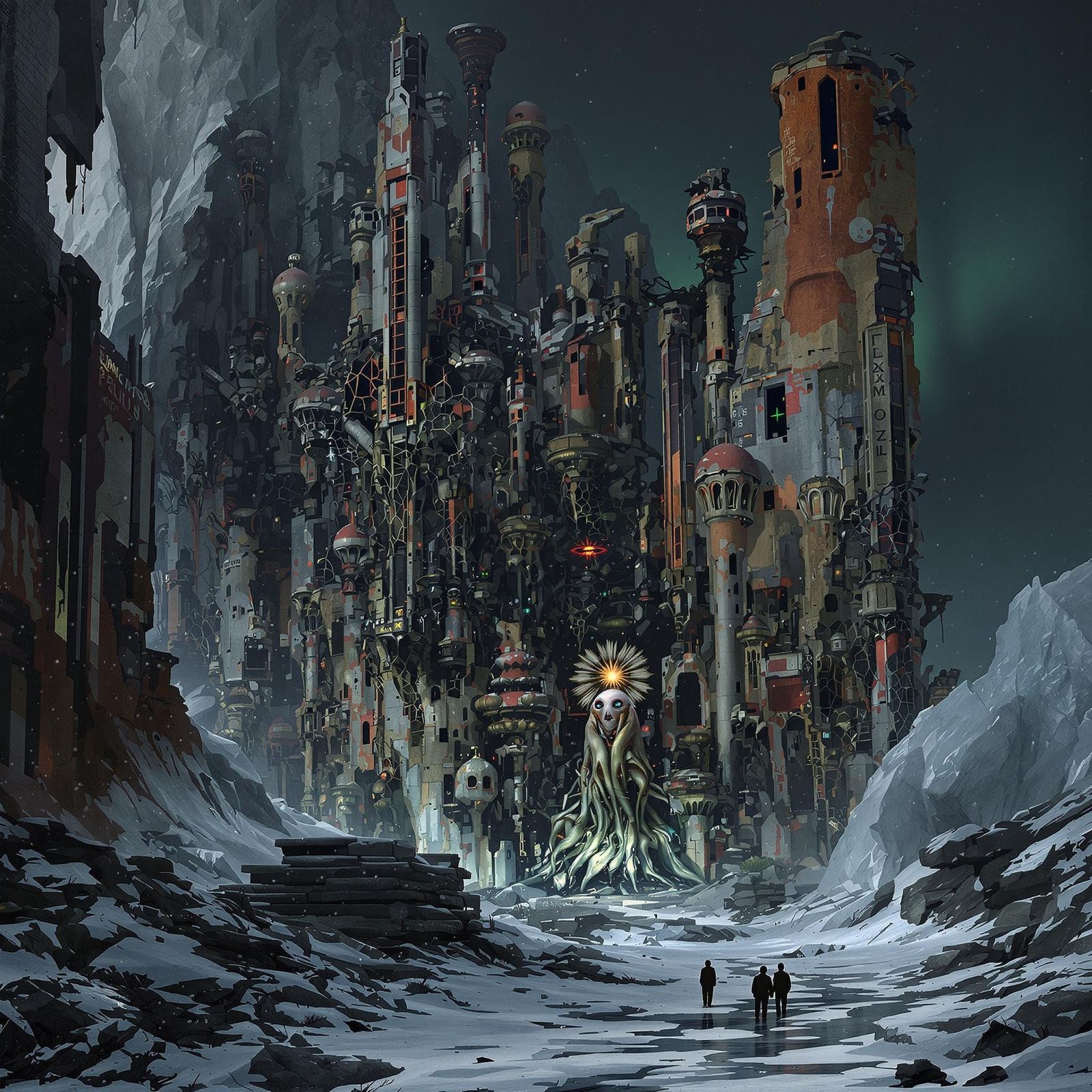 Ancient Antarctic City Ruins Revealed by Glacier