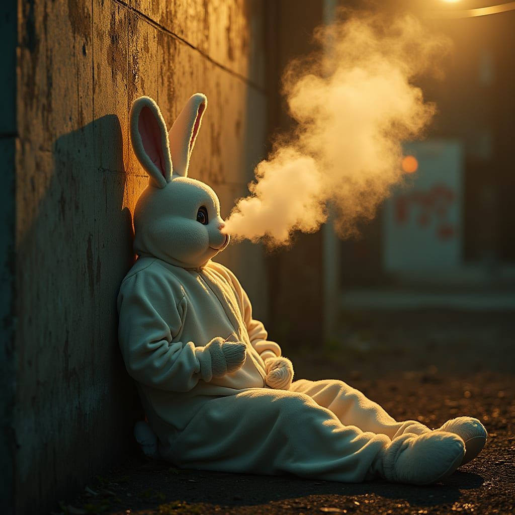 Easter Bunny's Desolate Urban Haze