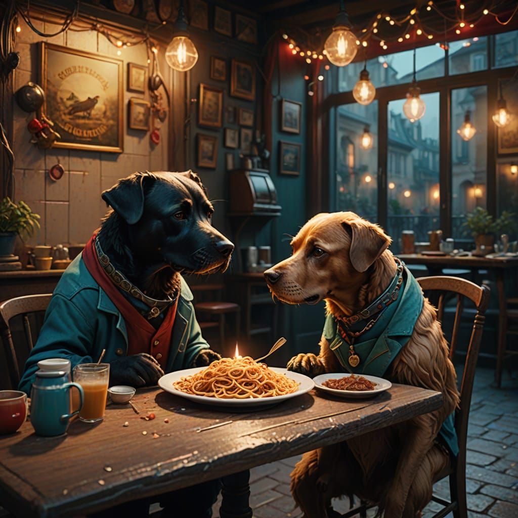 Parisian Paws in Whimsical Splendor