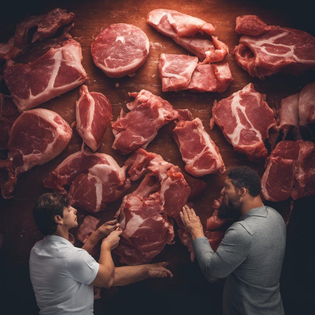 The carpenters are confused by the big blob of meat on the wall II