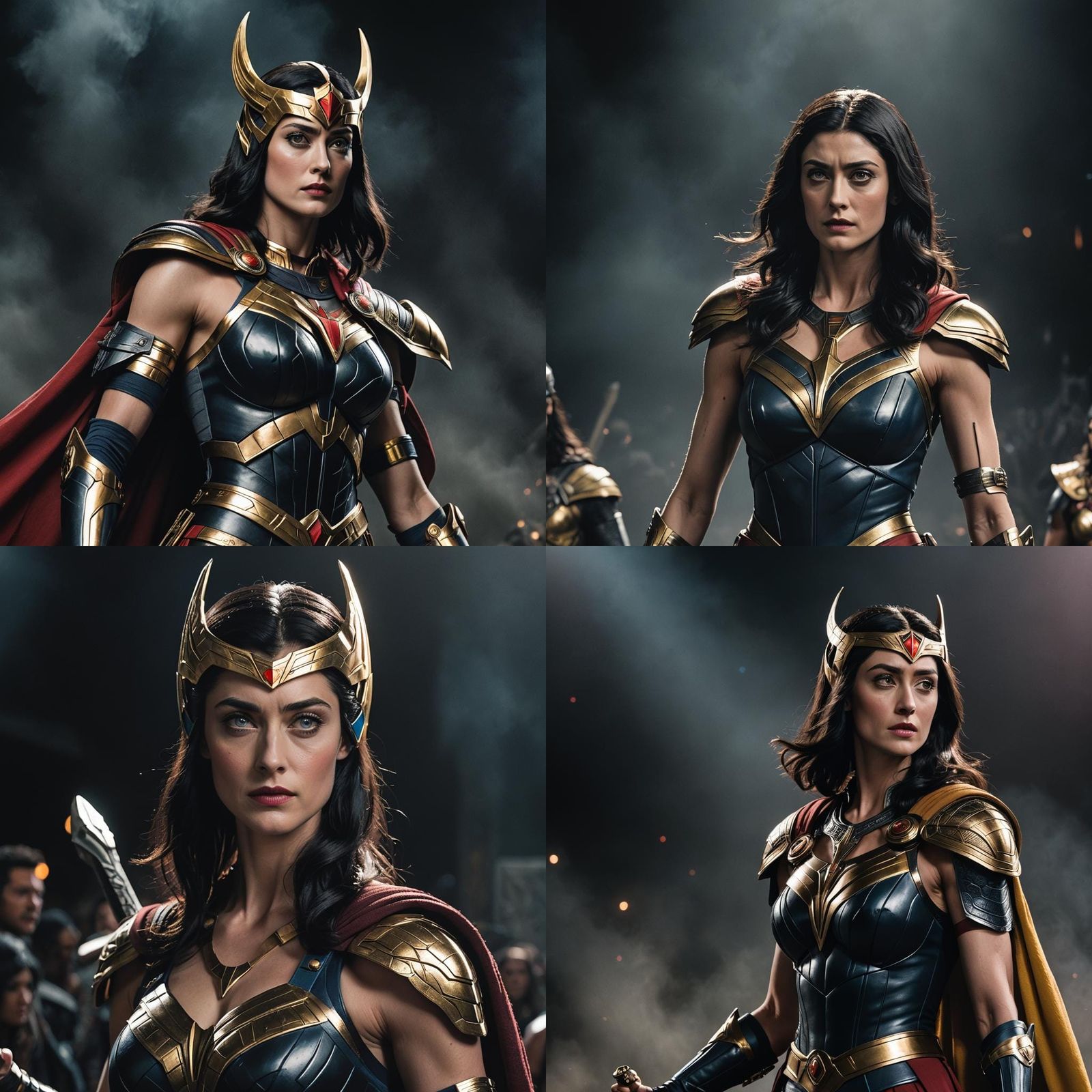 Big Barda Realism Art: Cinematic Close-Up