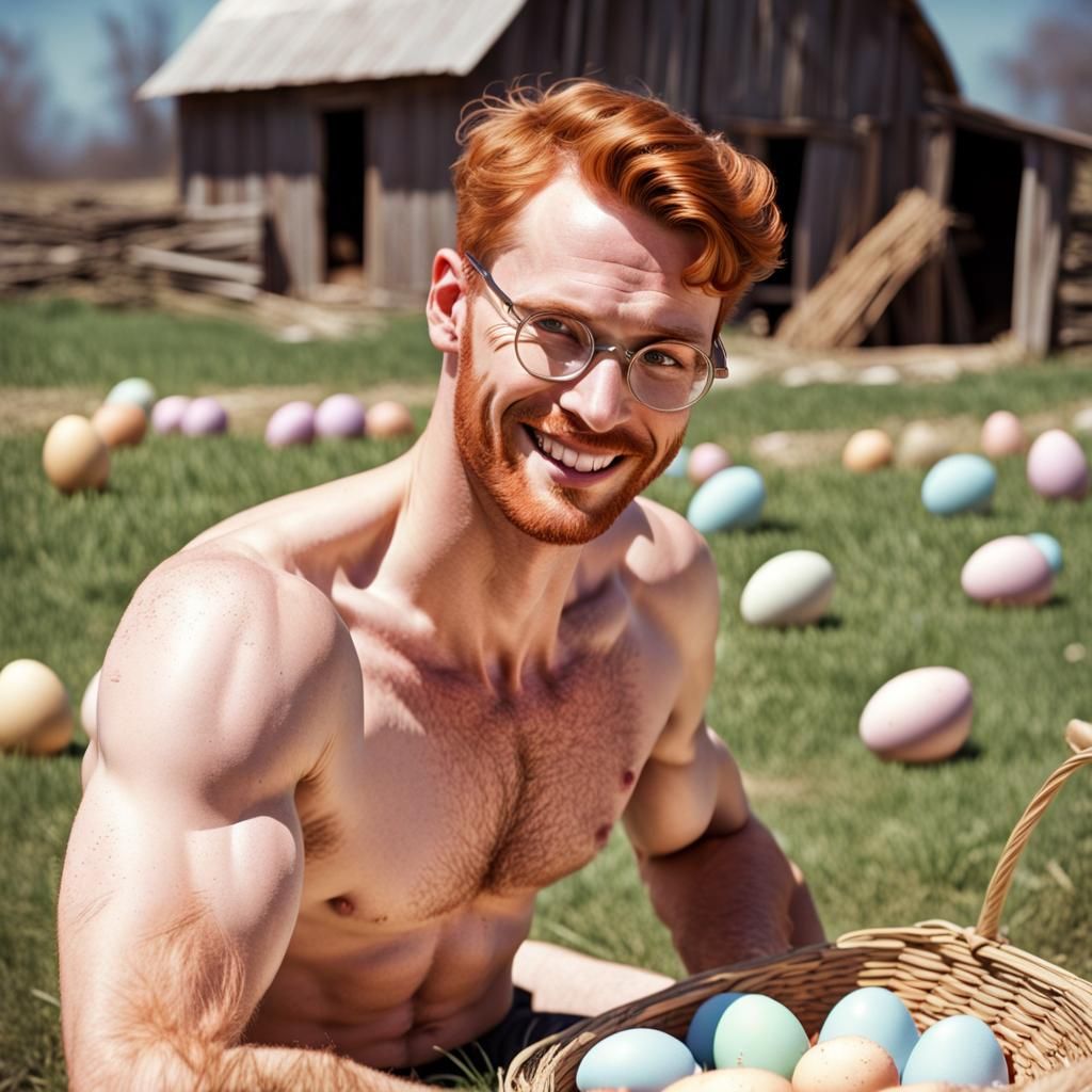 Retro 1950s Farmer Wiping Sweat Under the Sun